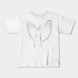 Hand bird Kids T-Shirt